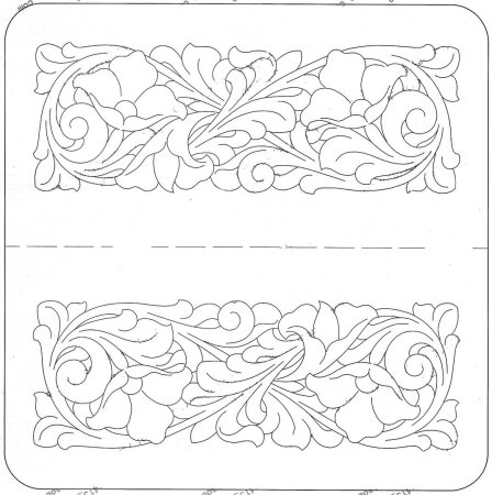 Тиснение Шеридан эскизы