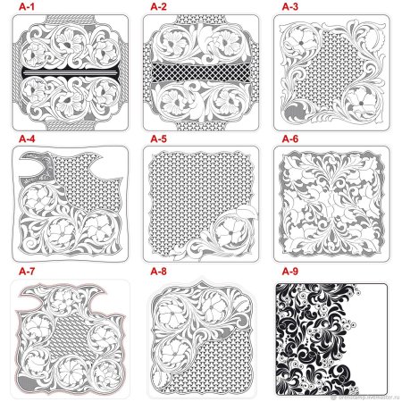 Узор для тиснения по коже
