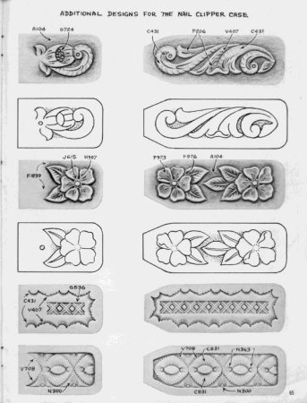 Орнаменты и узоры для тиснения по коже