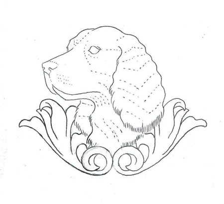 Трафарет для тиснения по фольге