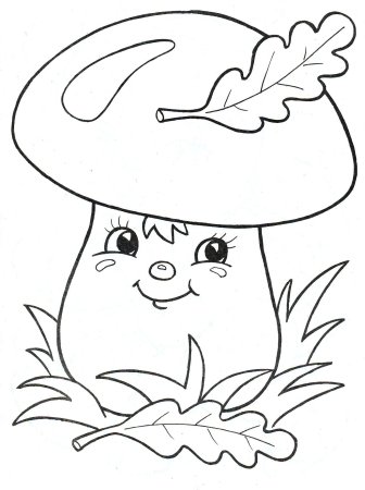 Осенний букет раскраска