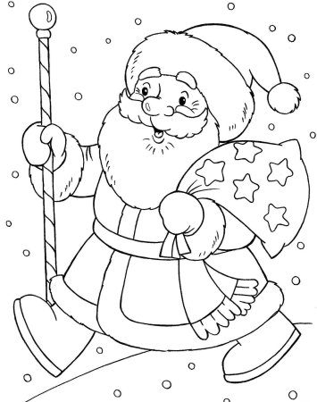 Раскраски новогодние для детей