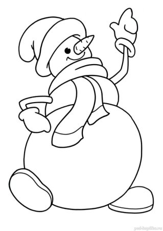 Раскраски новогодние для детей