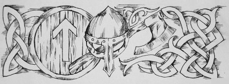 Славянские узоры карандашом