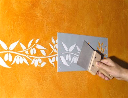 Трафареты для штукатурки стен