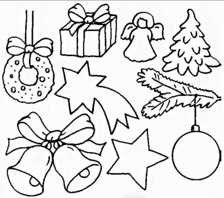 Елочные украшения для вырезания