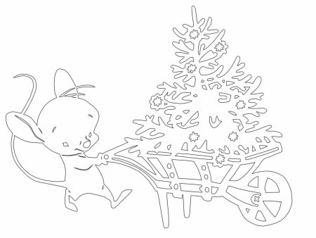 Вытынанка Новогодняя