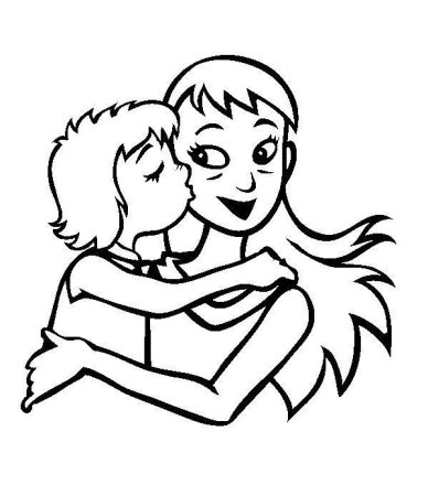 Мама раскраска для детей