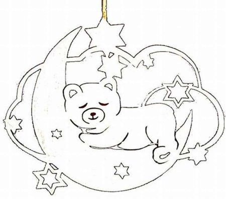 Новогодние украшения на окна печать