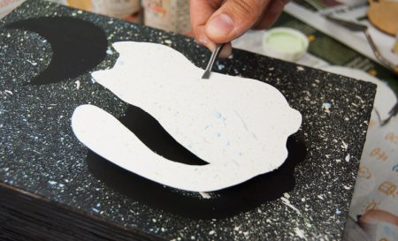 Техника рисования брызгами