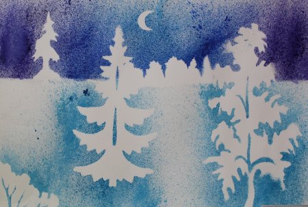 Покраска брызгами