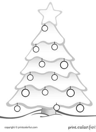 Шаблон елки