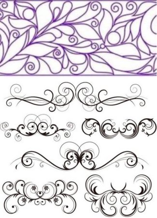 Узоры для филиграни