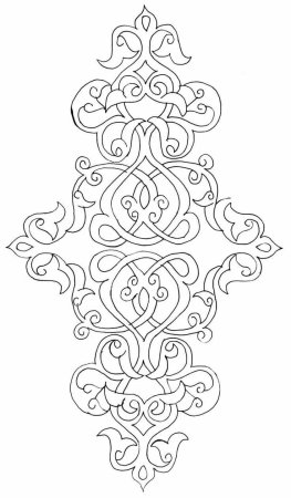 Эскиз восточного орнамента