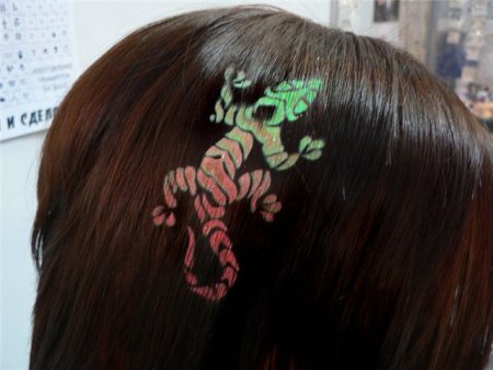 Трафареты для окрашивания волос