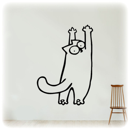 Наклейка - кот
