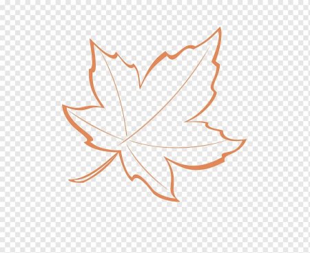 Кленовый лист трафарет для вырезания