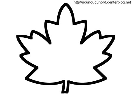 Листья карандашом