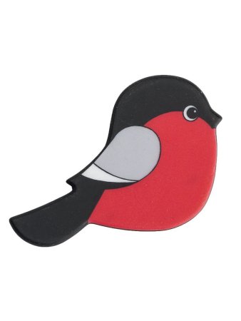 Снегирь трафарет