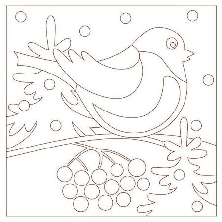 Трафареты птиц для рисования пластилином