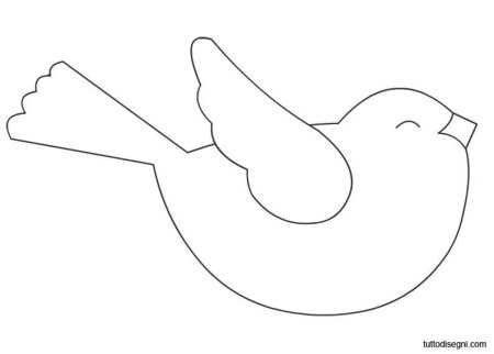 Трафарет птички