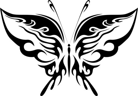 Орнамент бабочки