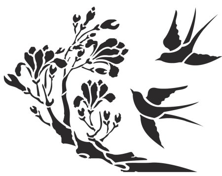 Красивые трафареты для декора