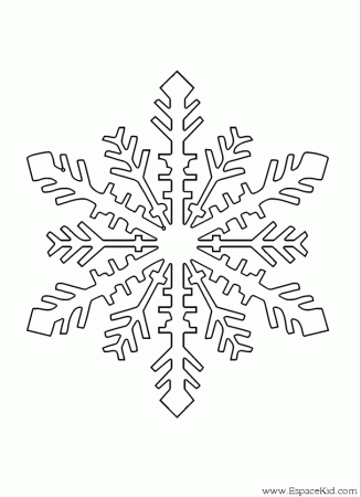 Трафарет «снежинки»