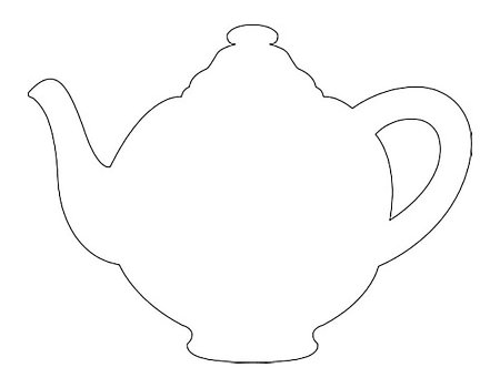 Трафарет "чайник"