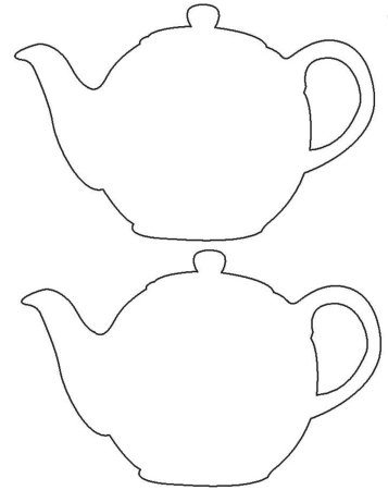 Аппликация чайничек