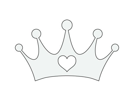 Корона раскраска для детей