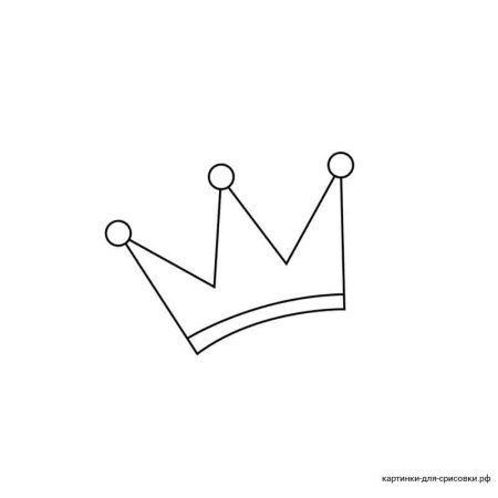 Красивая корона для вырезания