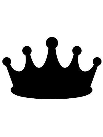 Корона раскраска