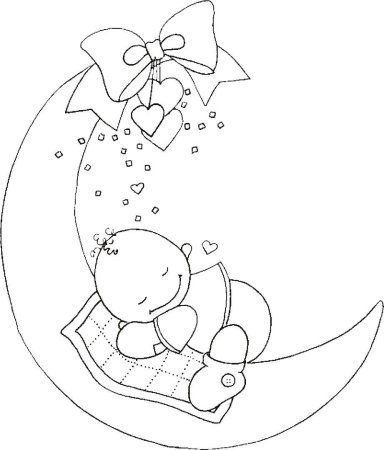 Колыбельная раскраска для детей