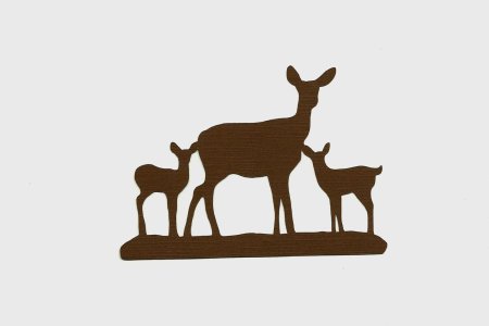 Косуля силуэт