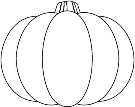 Веселая тыква раскраска