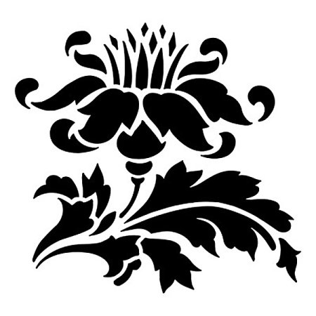 Трафарет "цветы"