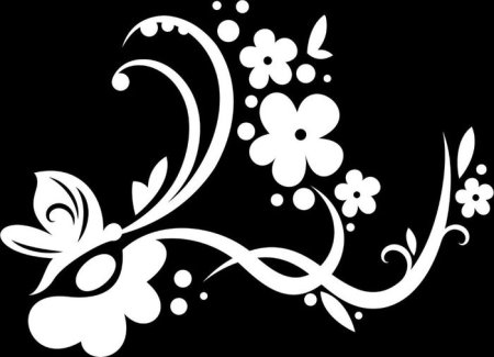 Трафареты цветов для декора