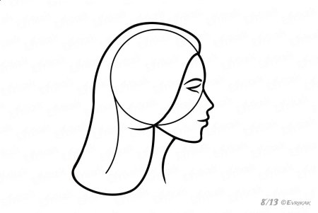 Рисунки на голове для девушек