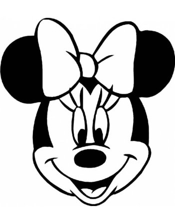 Микки Маус черно белый лицо