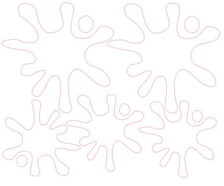 Клякса раскраска