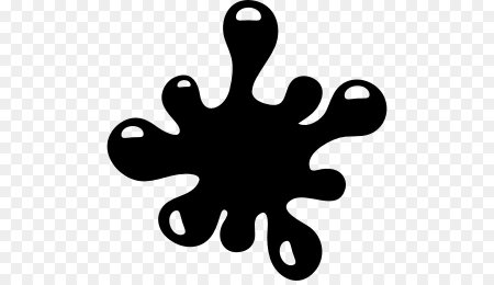 Наклейка Клякса