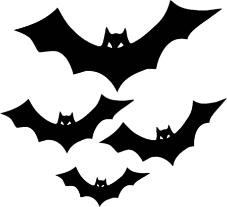 Летучие мыши на Хэллоуин