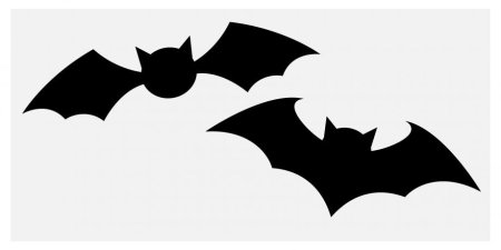 Летучая мышь форма для вырезания