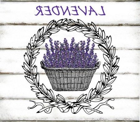 Надписи в стиле Прованс для декупажа