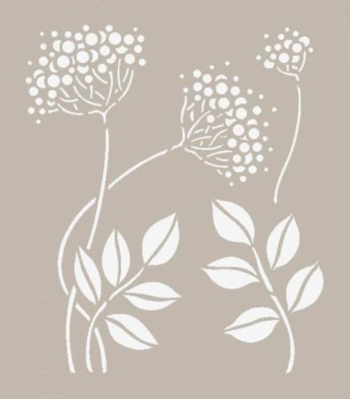 Трафареты для стен в стиле Прованс