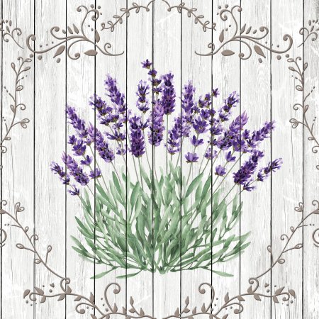 Прованс декупаж Lavande