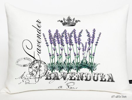 Лаванда с надписями для декупажа