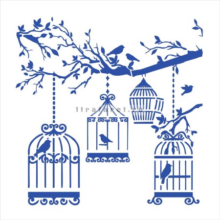 Трафареты Прованс для стен