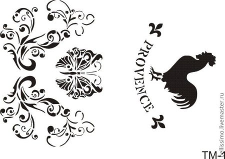 Трафареты надписи для декора